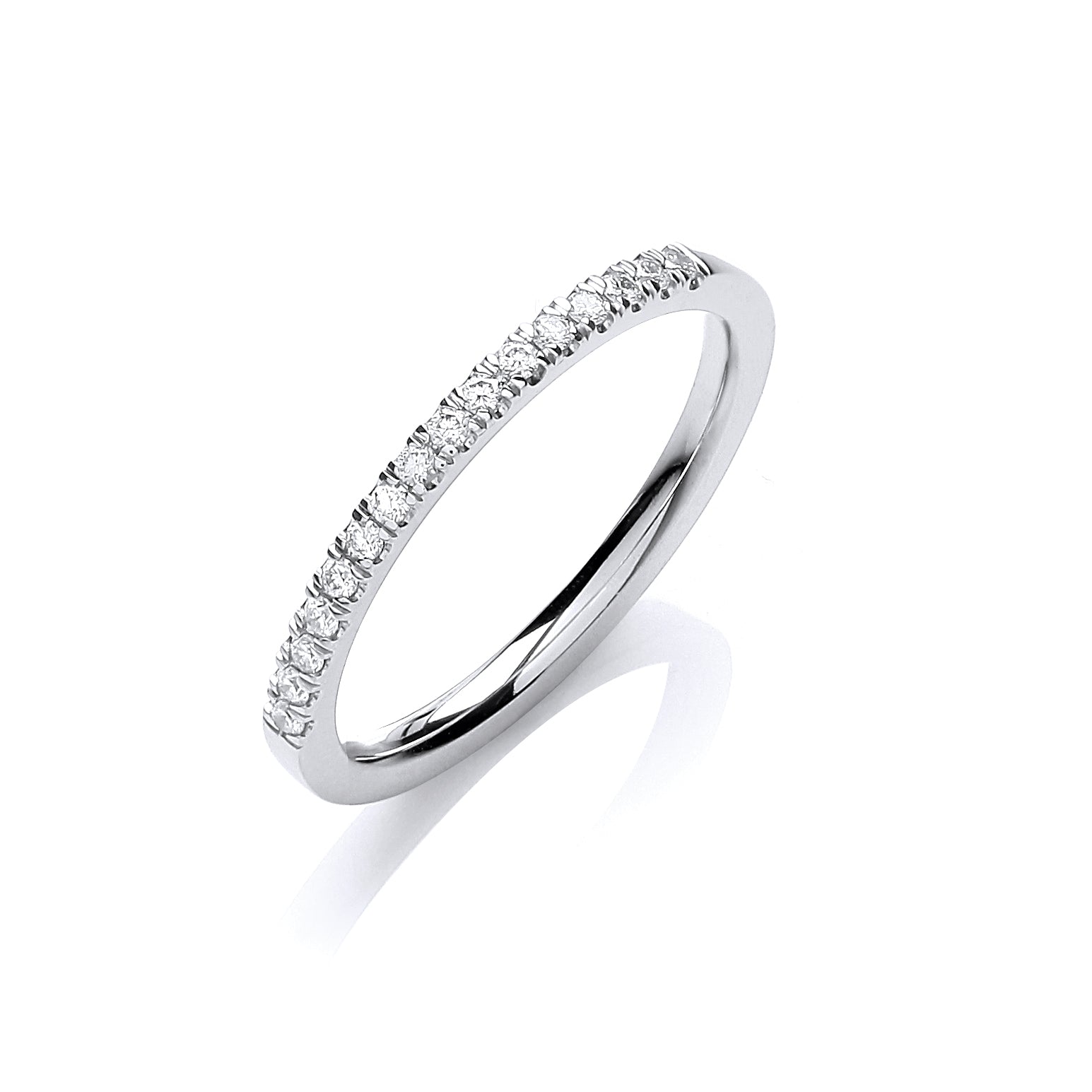 18ct White Gold 0.12ct Diamond Ring