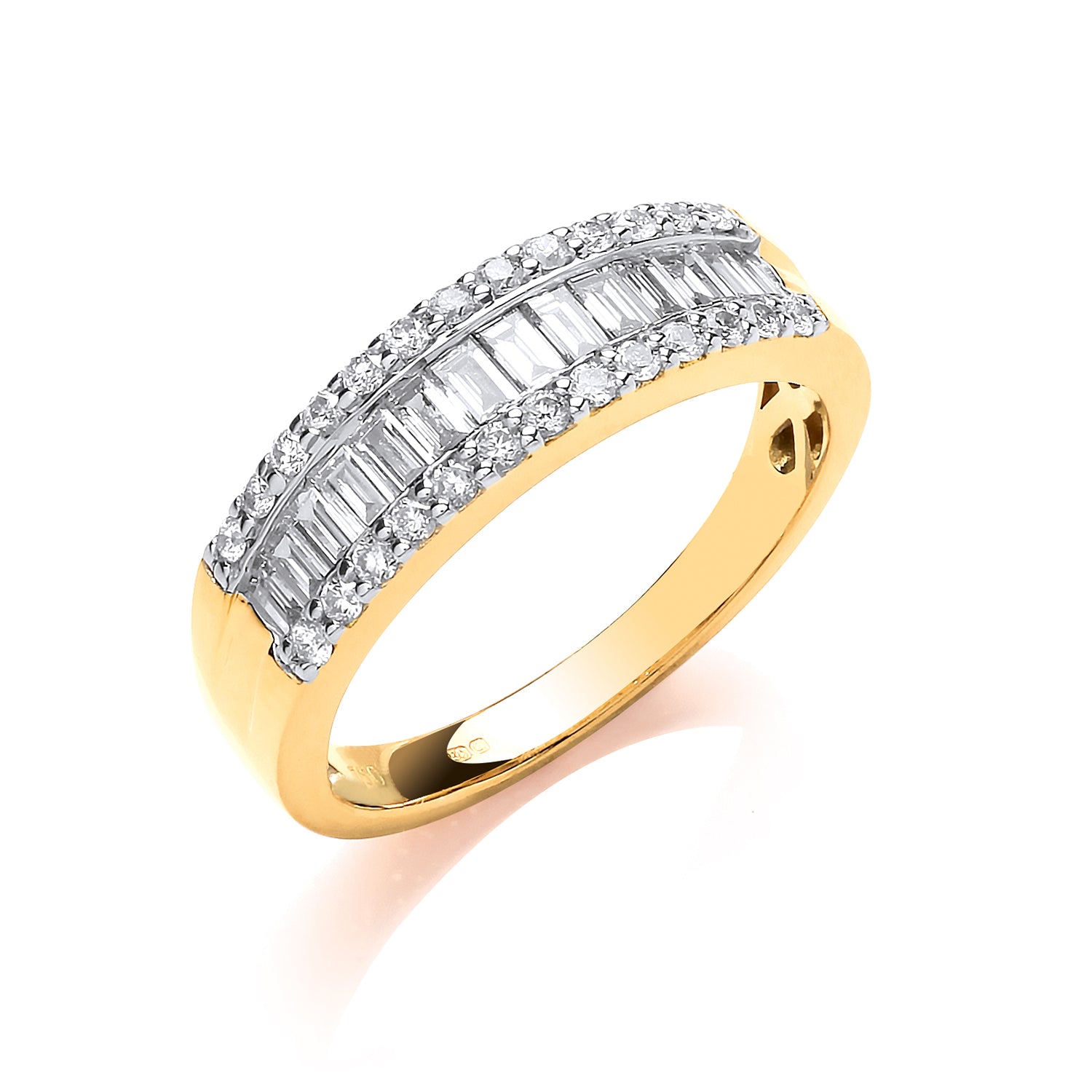 18ct Yellow Gold 0.55ctw Diamond Ring