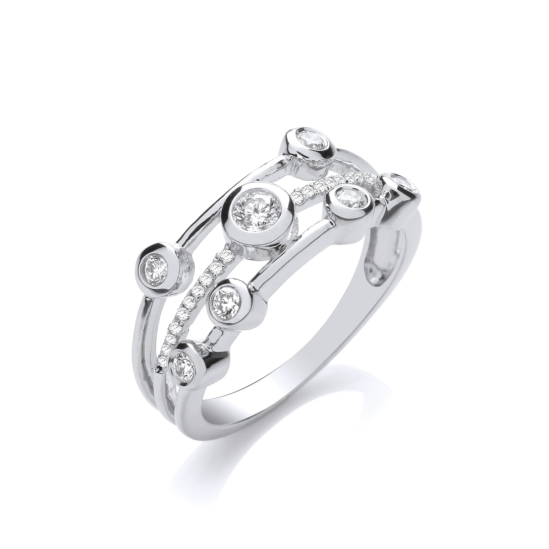 9ct White 0.33ctw Diamond Dress Ring