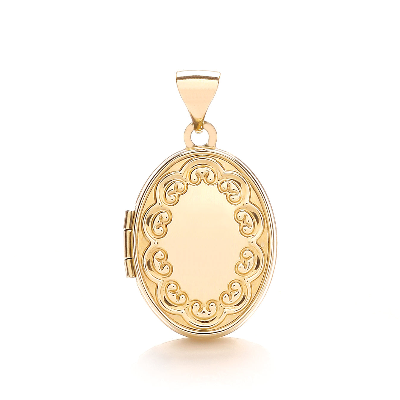 9ct Yellow Gold Oval Shaped Locket