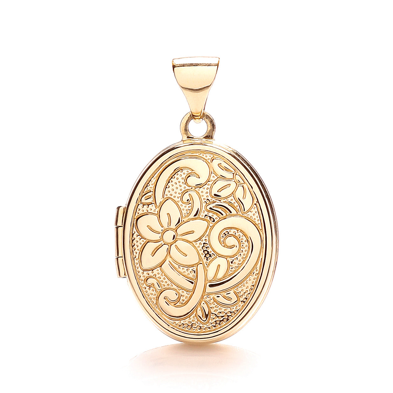 9ct Yellow Gold Oval Shaped Locket