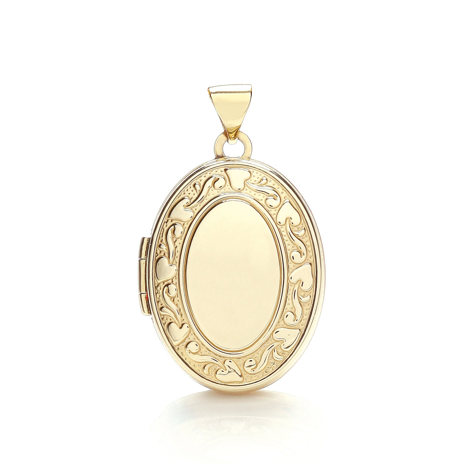 9ct Yellow Gold Oval Shaped Locket