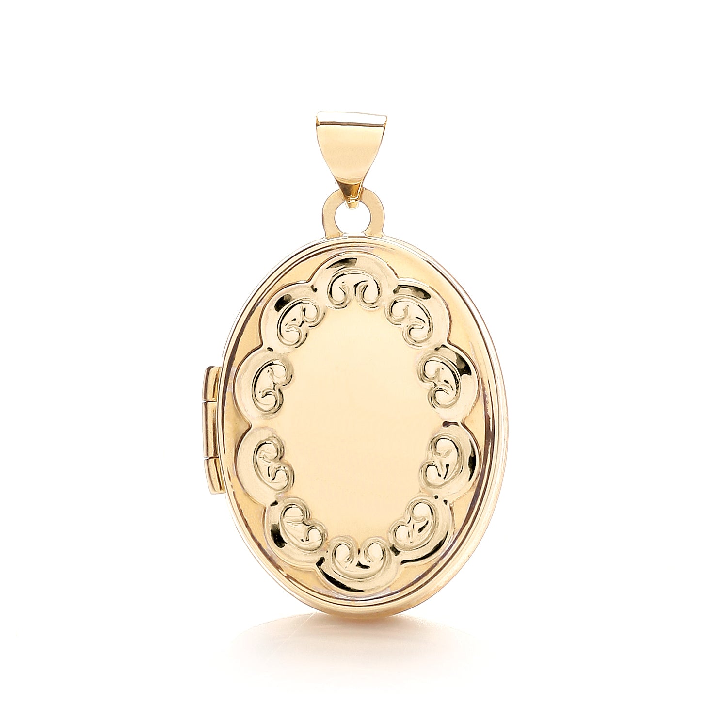 9ct Yellow Gold Oval Shaped Locket