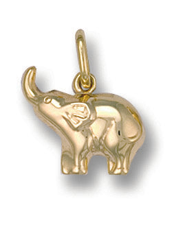 9ct Yellow Gold Baby Elephant Pendant