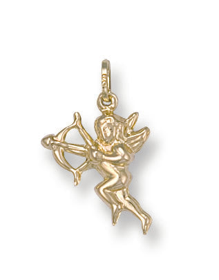 9ct Yellow Gold Cupid Pendant