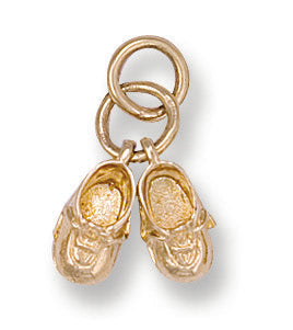 9ct Yellow Gold Baby Shoe Pendant