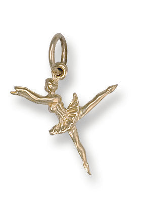 9ct Yellow Gold Ballerina Pendant