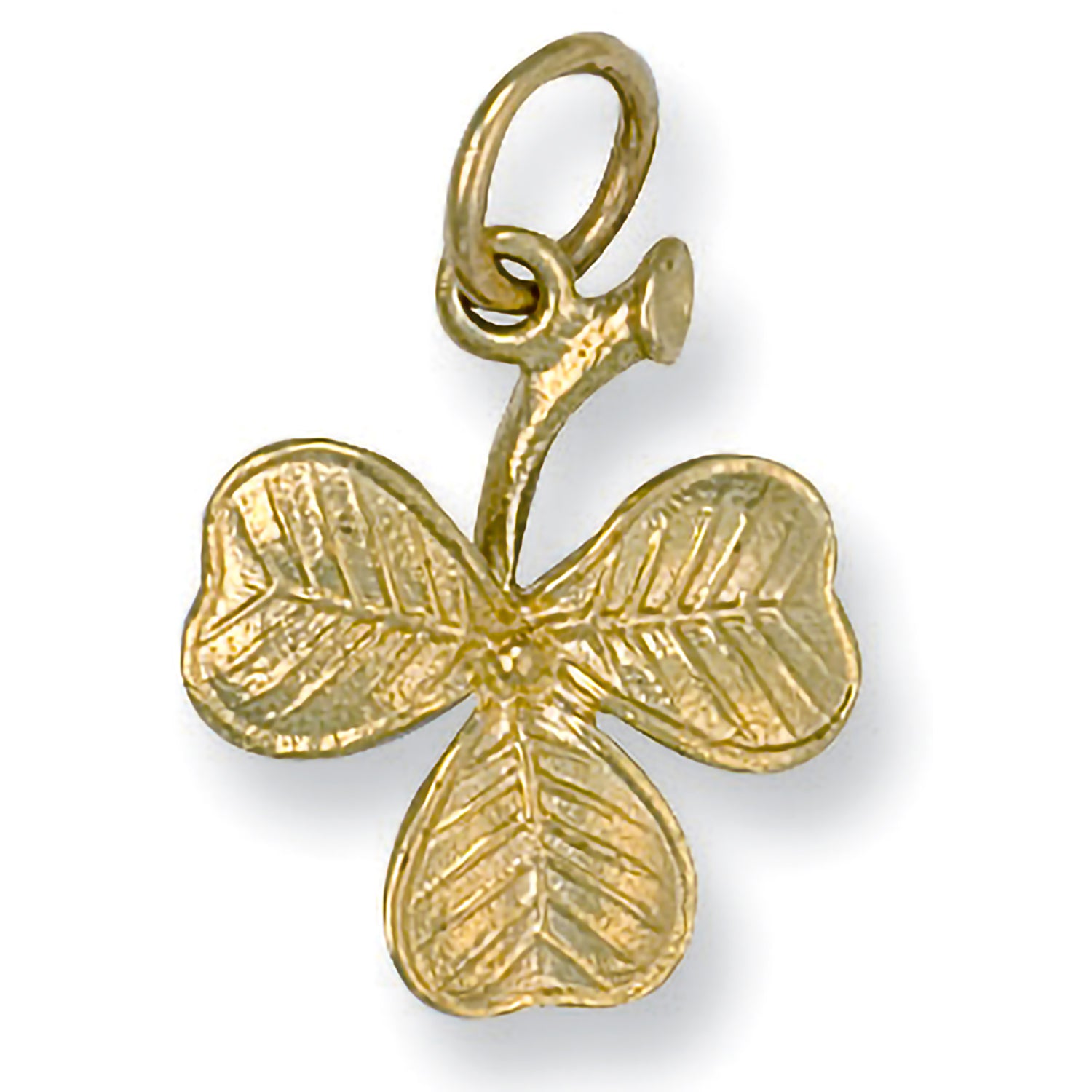 9ct Yellow Gold 3 Leaf Clover Pendant – Claro Jewels