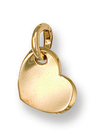 9ct Yellow Gold Heart Pendant