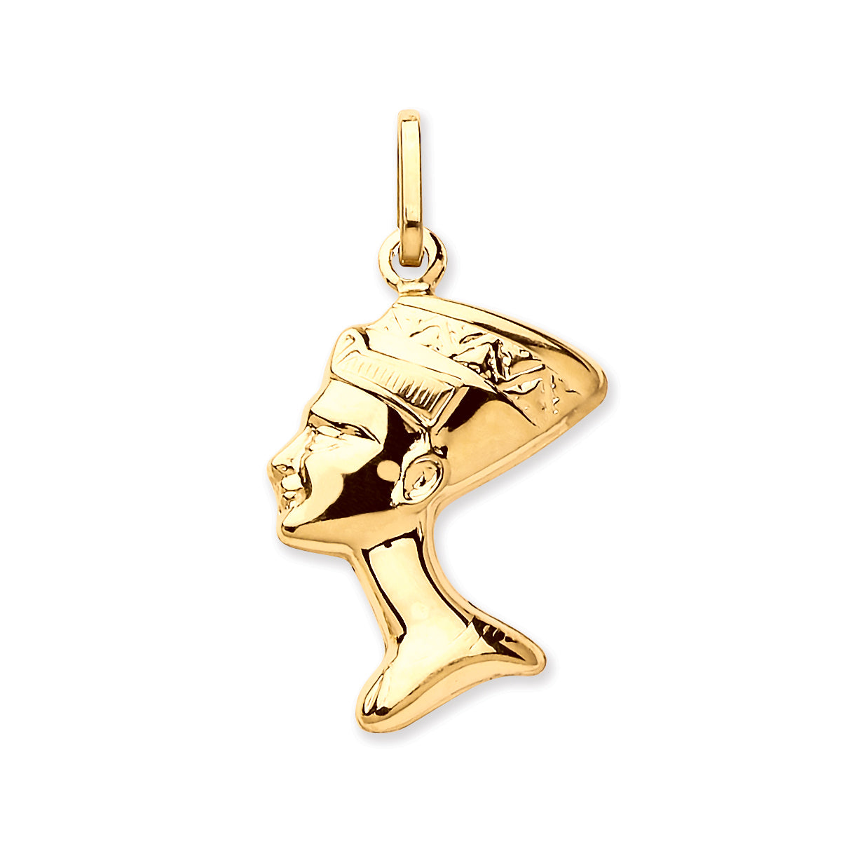 9ct Yellow Gold Small Nefertiti Pendant