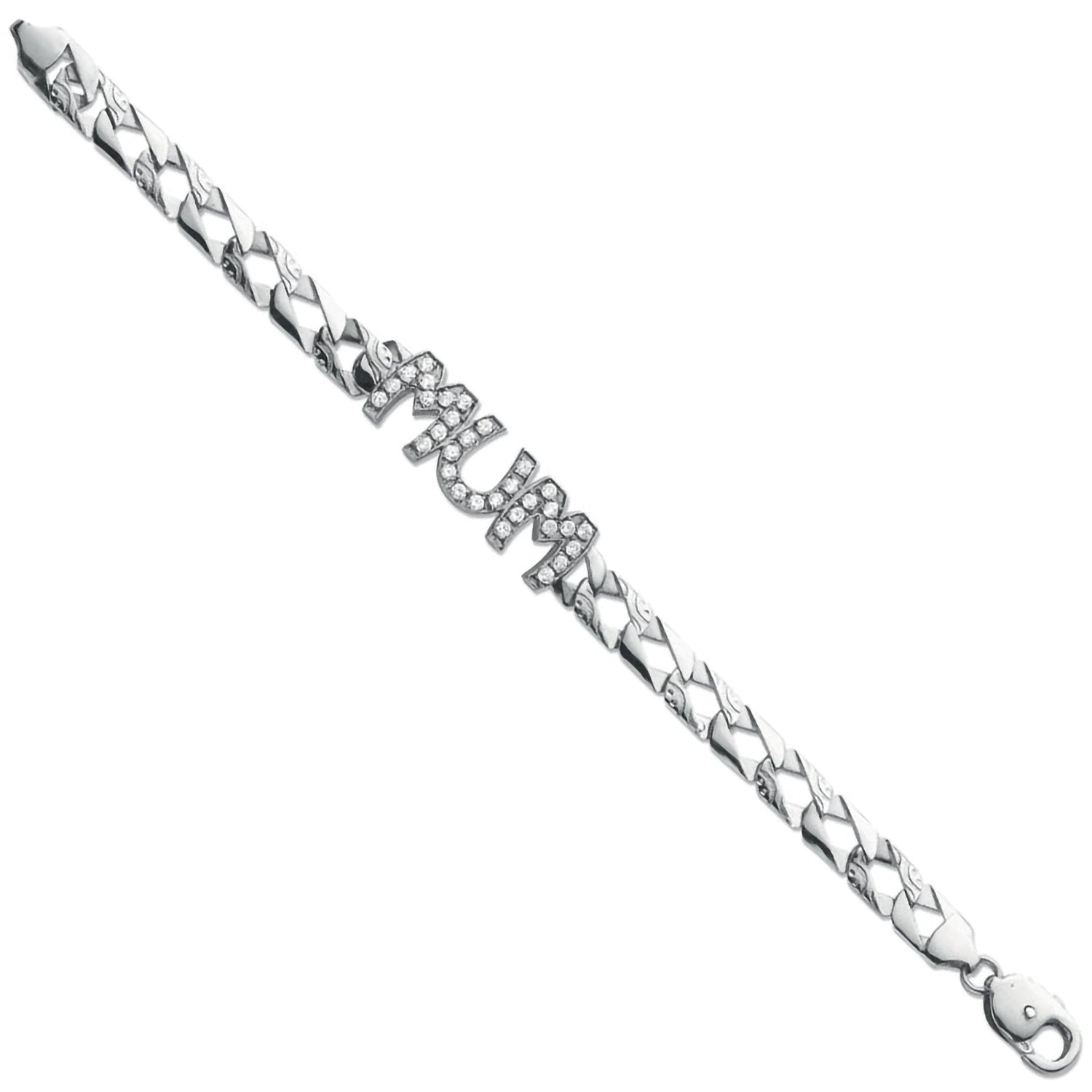 925 Sterling Silver Mum Bracelet