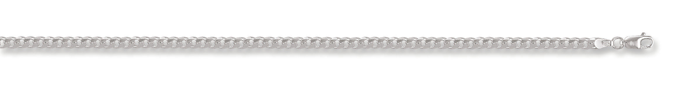 925 Sterling Silver 3.6mm Curb Chain / Bracelet