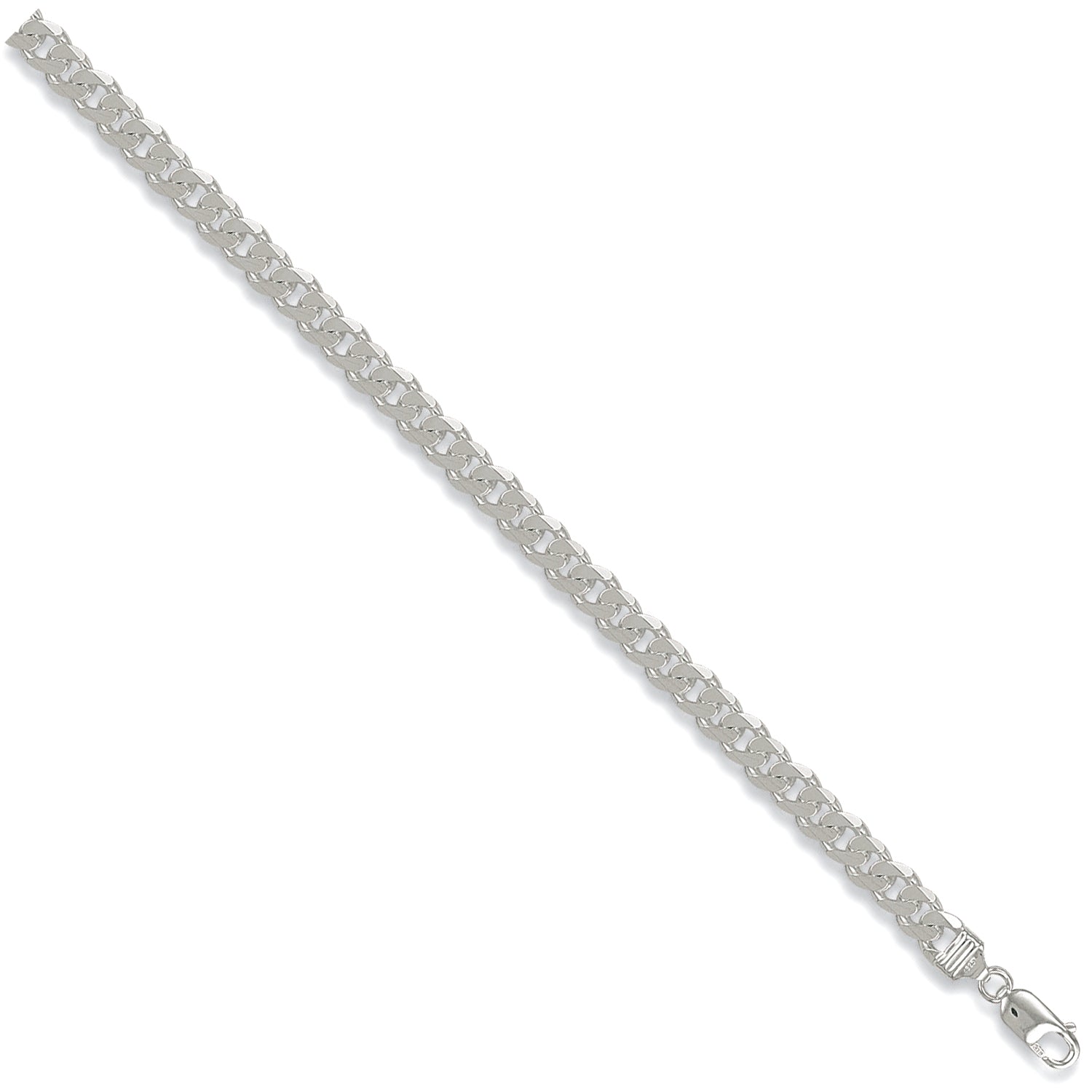 925 Sterling Silver Curb 6.6mm Chain / Bracelet