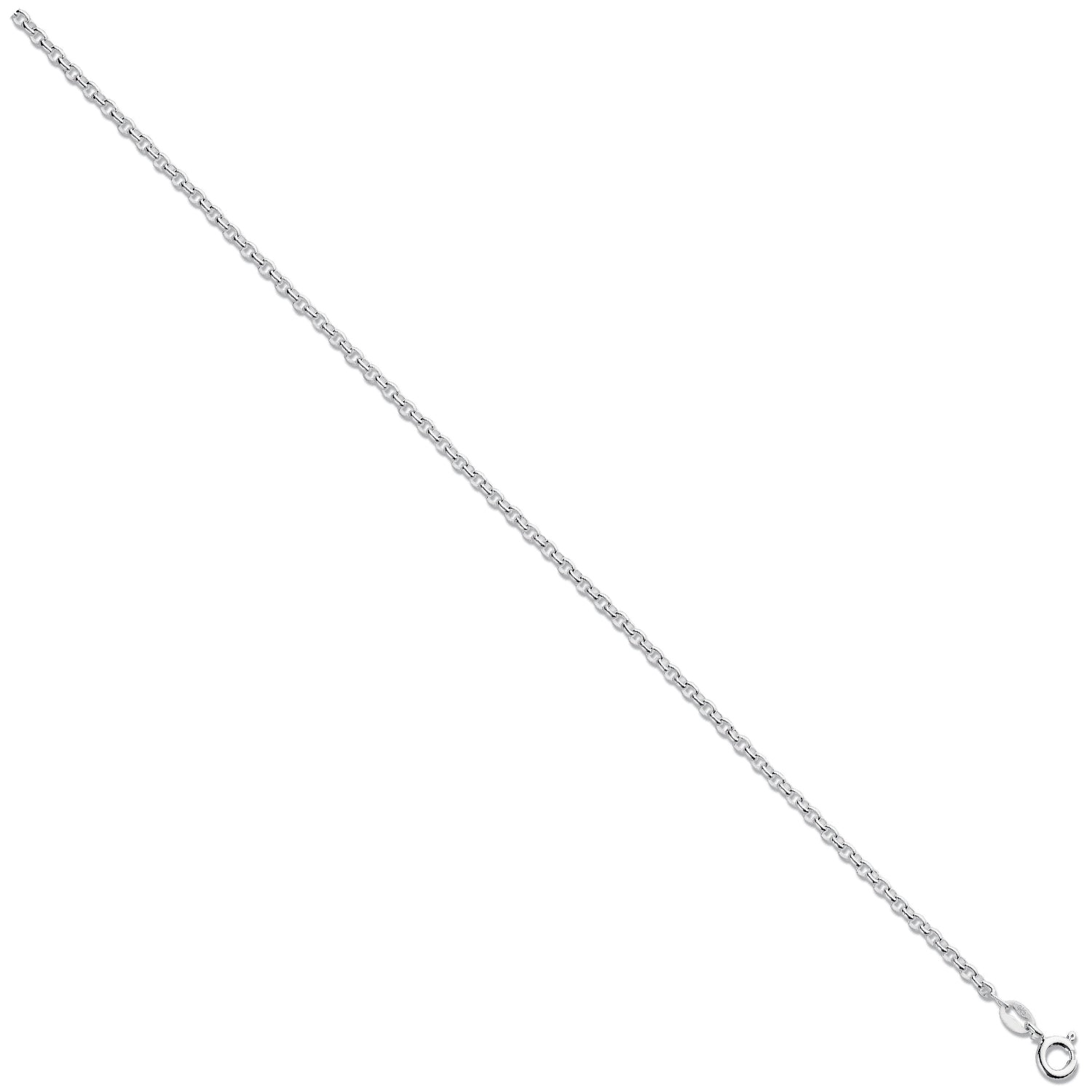 925 Sterling Silver Round Belcher Chain 2.4mm