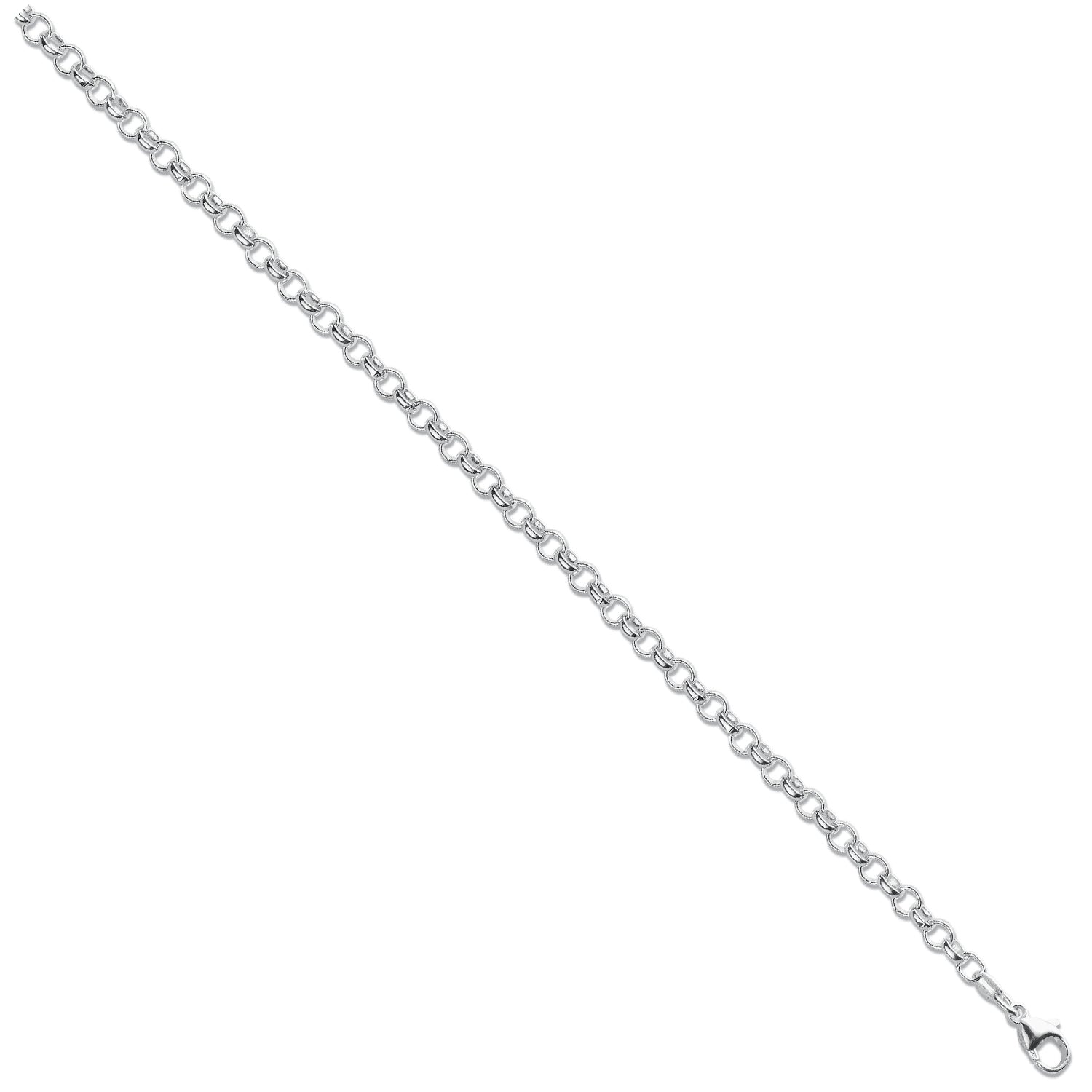 925 Sterling Silver Round Belcher Chain 4.5mm