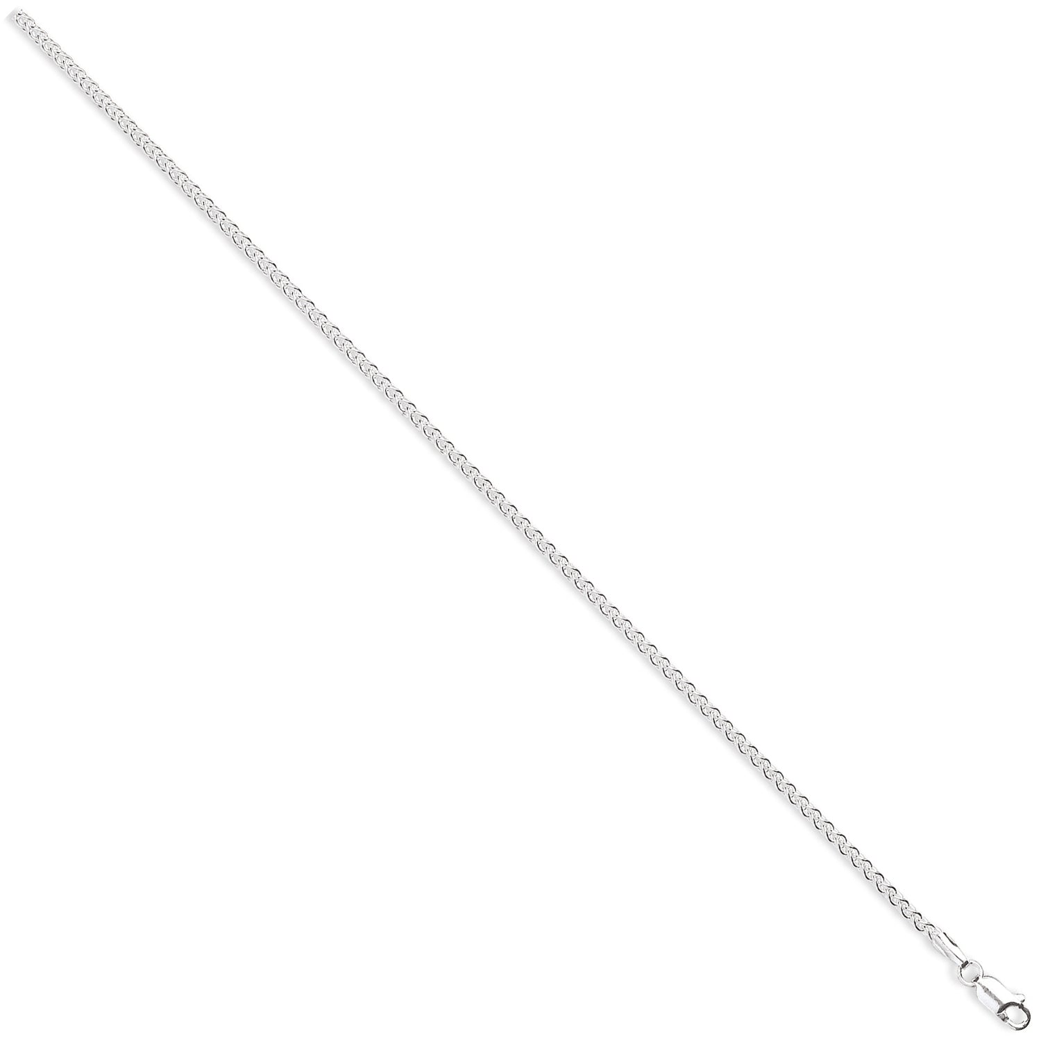 925 Sterling Silver 2.5mm Spiga Chain