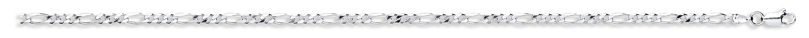 925 Sterling Silver Figaro 3mm Chain