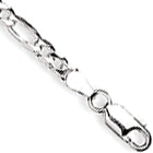 925 Sterling Silver Figaro 4mm Chain / Bracelet