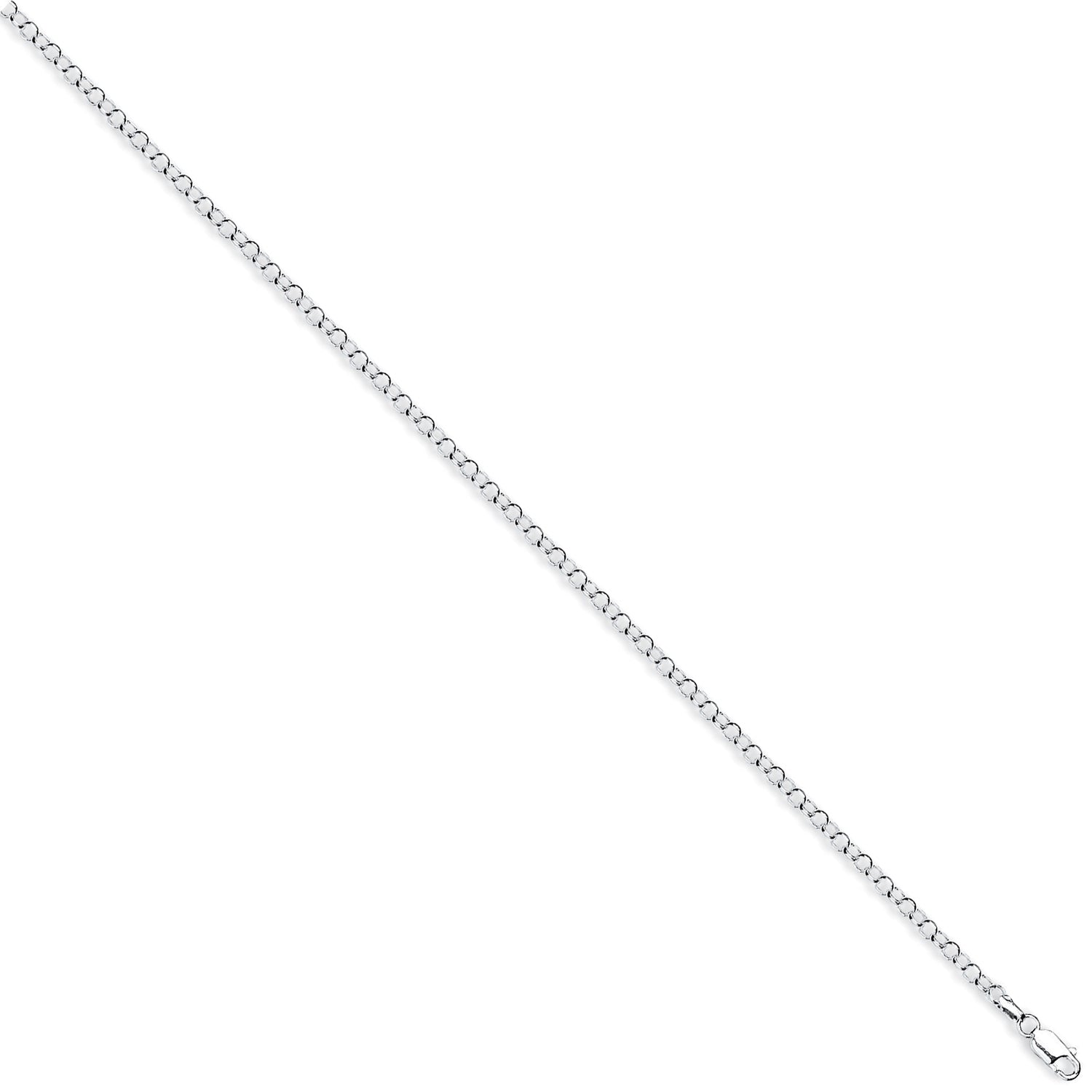 925 Sterling Silver Round Belcher Chain 3mm