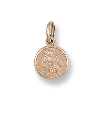 9ct Yellow Gold St Christopher Pendant