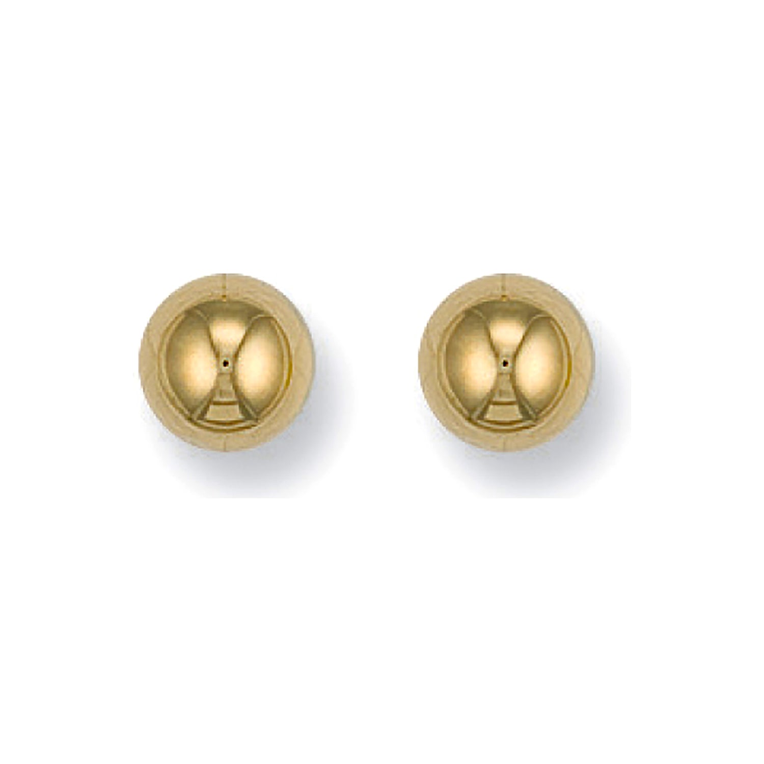 9ct Yellow Gold 7mm Ball Studs