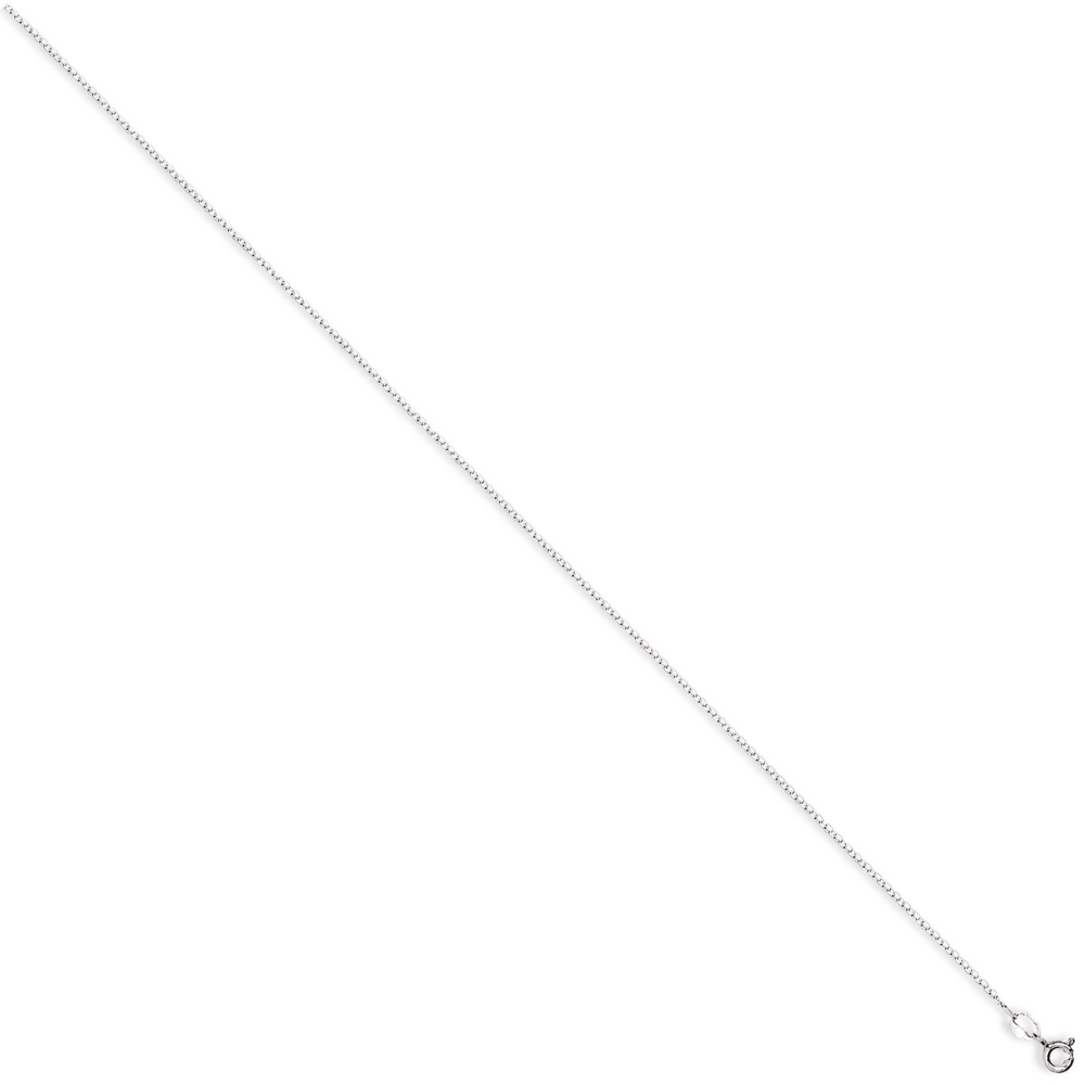 925 Sterling Silver 1.5mm Diamond Cut Belcher Chain